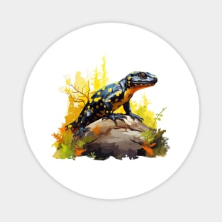 Fire Salamander Magnet